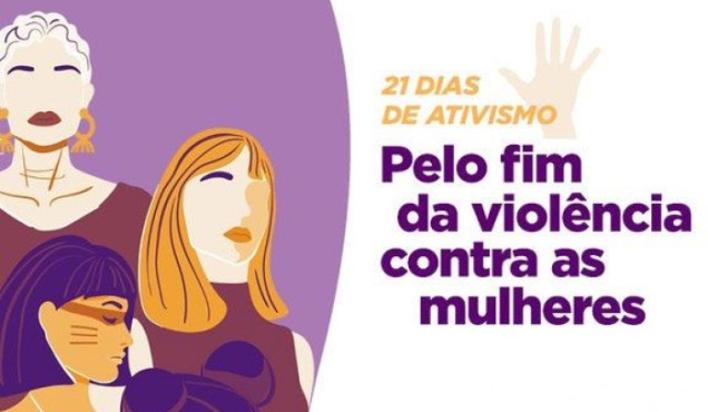 O Sindsep-PE apoia a campanha dos 21 Dias de Ativismo pelo Fim da Violência contra a Mulher