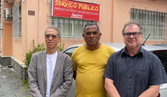 Sindsep-PE recebe a visita de representantes do SindC&T