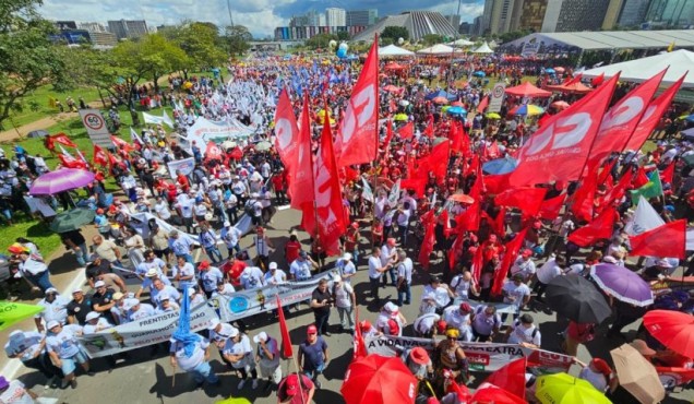 Direção do Sindsep-PE toma as ruas de Brasília