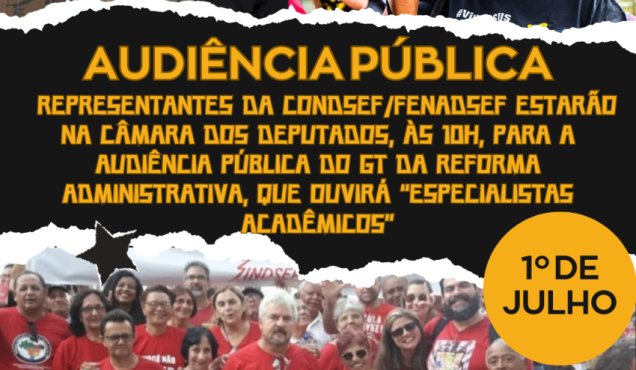 Representantes dos servidores acompanham Grupo de Trabalho da reforma administrativa