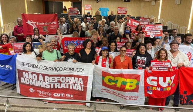 Sindsep-PE contra a Reforma Administrativa