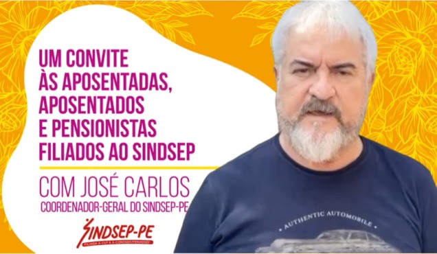 Venha celebrar o Dia Nacional do Aposentado e Aposentada no Sindsep-PE!