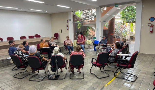 Sindsep promove roda de conversas para conscientização de idosos