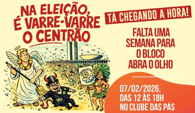 Tá chegando a hora! Falta uma semana para o bloco Abra o Olho