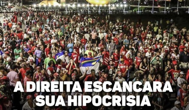 A direita escancara sua hipocrisia